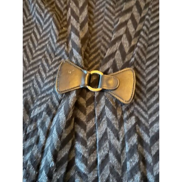 Soft Surroundings Women's Chevron Pattern Cardigan w/ Buckle Closure - Size XL - Picture 3 of 5